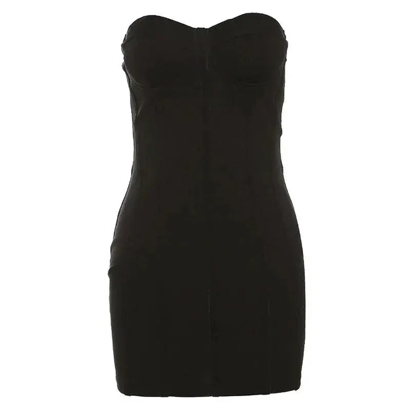 Sylcue Open Back Evening Dress Trendy Women Fashion