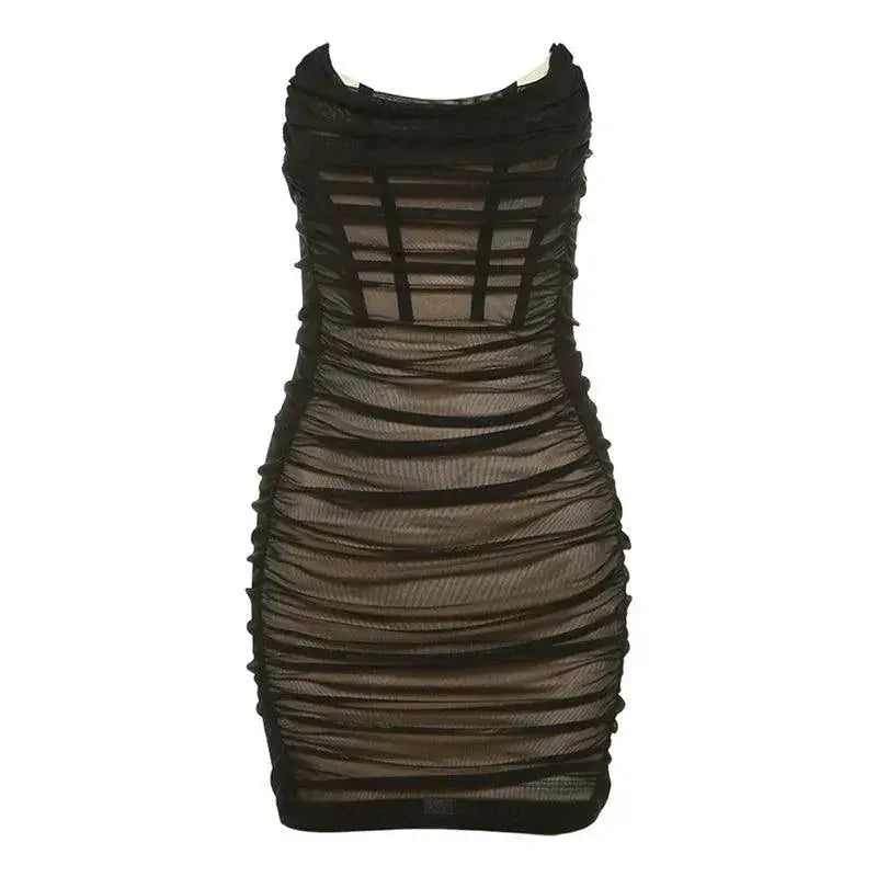 Sylcue Tube Top Dress Chic Women Fashion Essential