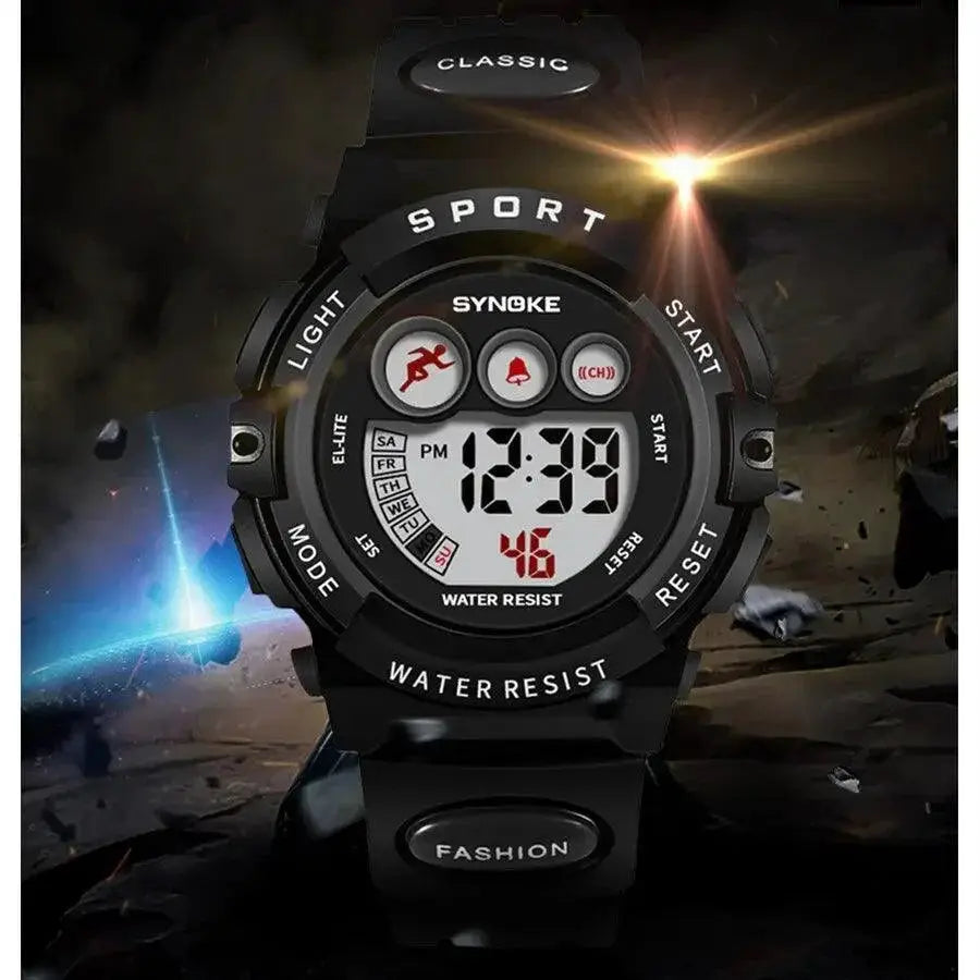 Synoke Kids Waterproof Colorful Digital Sport Watch