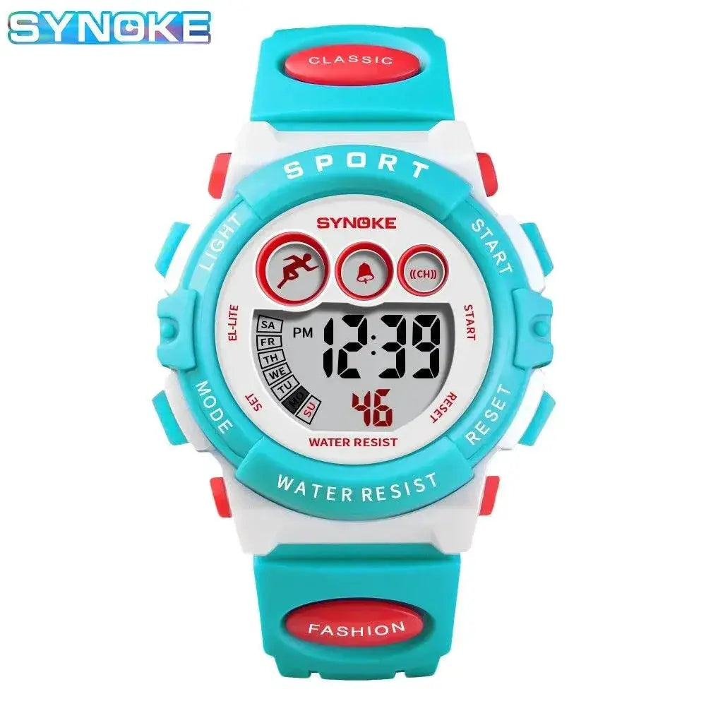 Synoke Kids Waterproof Colorful Digital Sport Watch