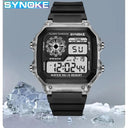 SYNOKE Men's Sports Digital Chrono Watch Waterproof Luminous Display