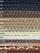 Synthetic Black Braided Ponytail Extension Elegant Hairpiece