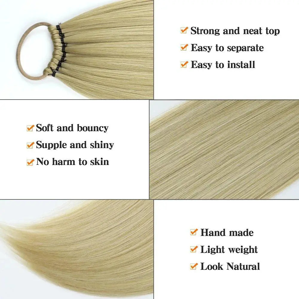 Synthetic Braided Ponytail Extensions Effortless Upgrade