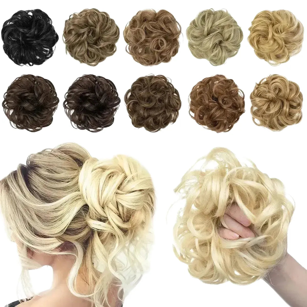 Chignon Scrunchie for Everyday Hair — 60B