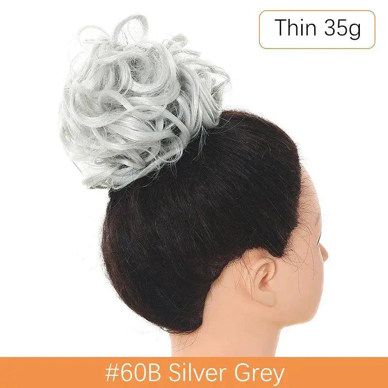 Chignon Scrunchie for Everyday Hair — Light Golden Brown