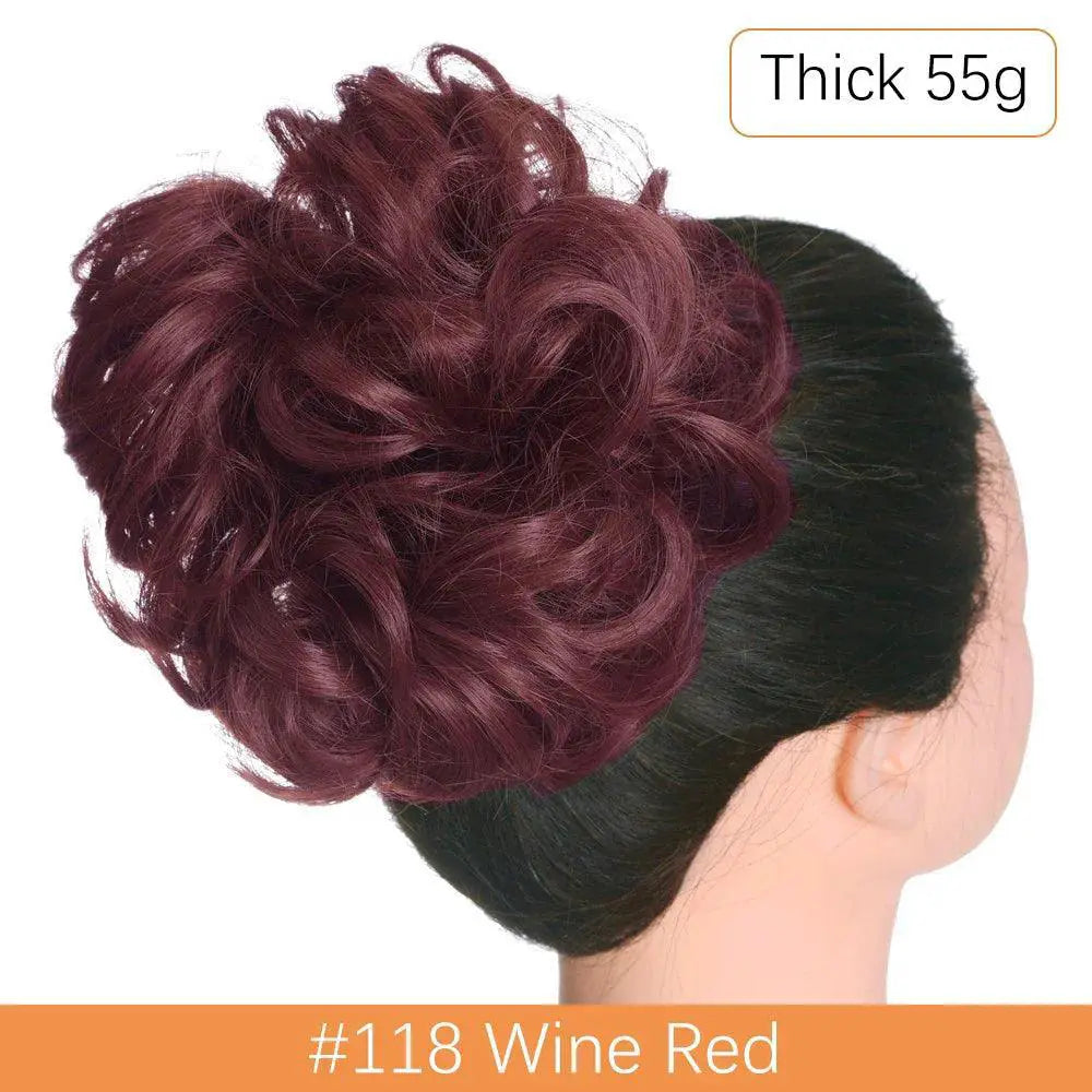 Chignon Scrunchie for Everyday Hair — Copper Auburn