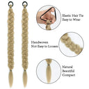 Synthetic Twist Braid Ponytail Extensions for Effortless Style