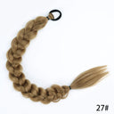Synthetic Twist Braid Ponytail Extensions for Effortless Style