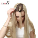Synthetic U Part Blonde Hair Extension for Volume and Length