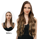 Synthetic Wave Ombre Clip-in Hair Extensions Instant Glamour