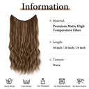 Synthetic Wave Ombre Clip-in Hair Extensions Instant Glamour