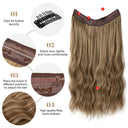 Synthetic Wave Ombre Clip-in Hair Extensions Instant Glamour