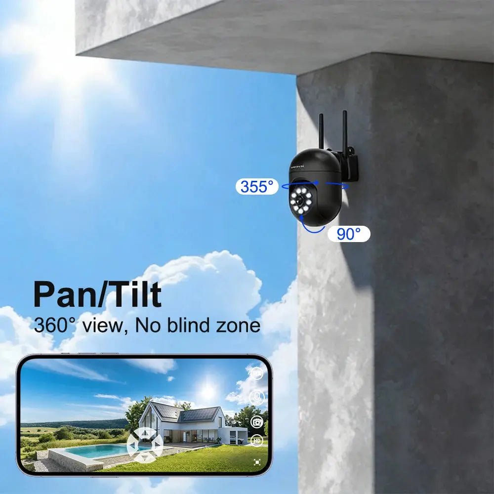 SZSINOCAM WiFi PTZ Camera With Auto Tracking And Two Way Audio For Home Security