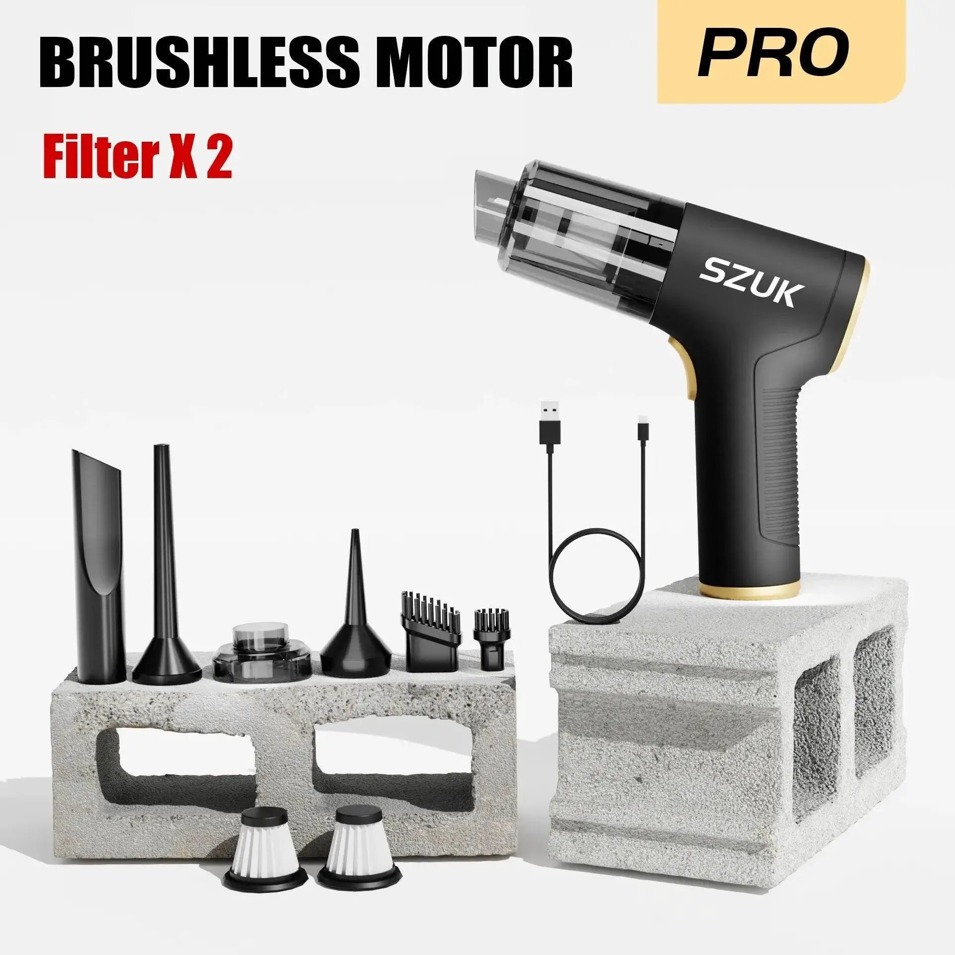 SZUK Car Vacuum Cleaner Portable Powerful 18000Pa Suction
