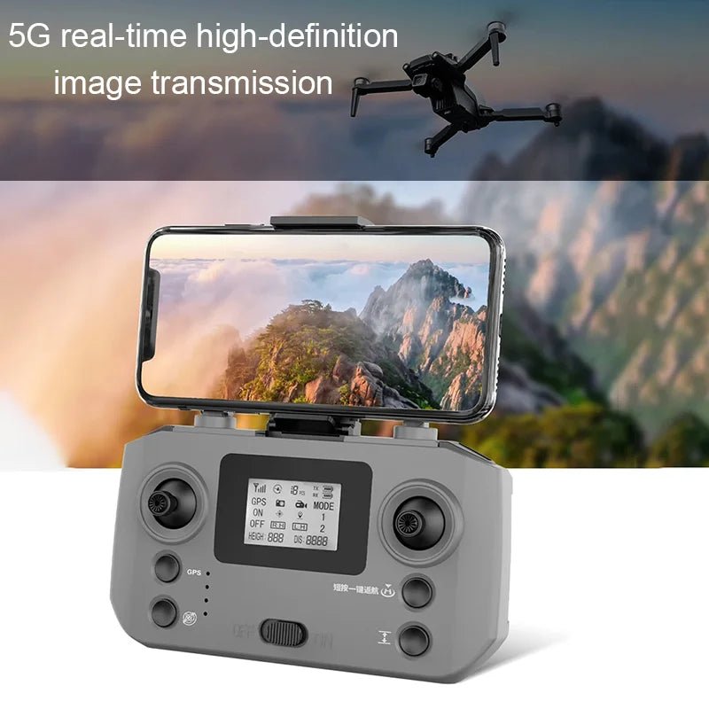 SZWDSE L600 Pro Max 4K Dual Camera GPS Drone - Foldable 3 Axis Gimbal For Aerial