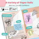 T02 Mini Thermal Printer Portable Wireless Photo Printing