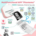 T02 Mini Thermal Printer Portable Wireless Photo Printing