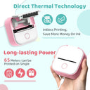 T02 Mini Thermal Printer Portable Wireless Photo Printing