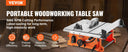VEVOR Table Saw 10 Inch 8 Amp 25 Inch Rip Capacity Tool