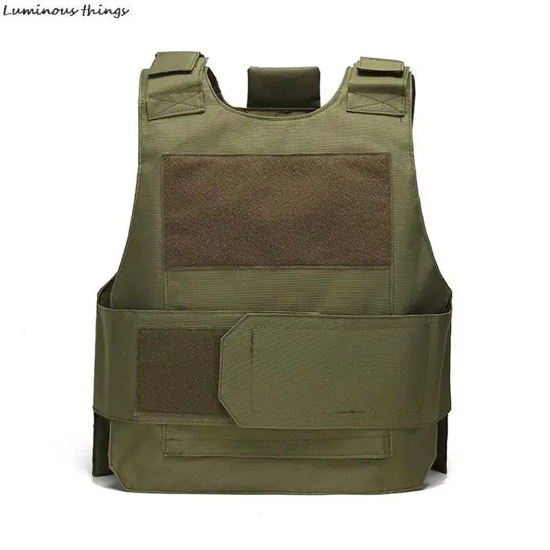 Tactical Army Plate Carrier Vest With Molle Pouches Upgrade