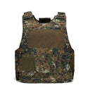 Tactical Army Plate Carrier Vest With Molle Pouches Upgrade