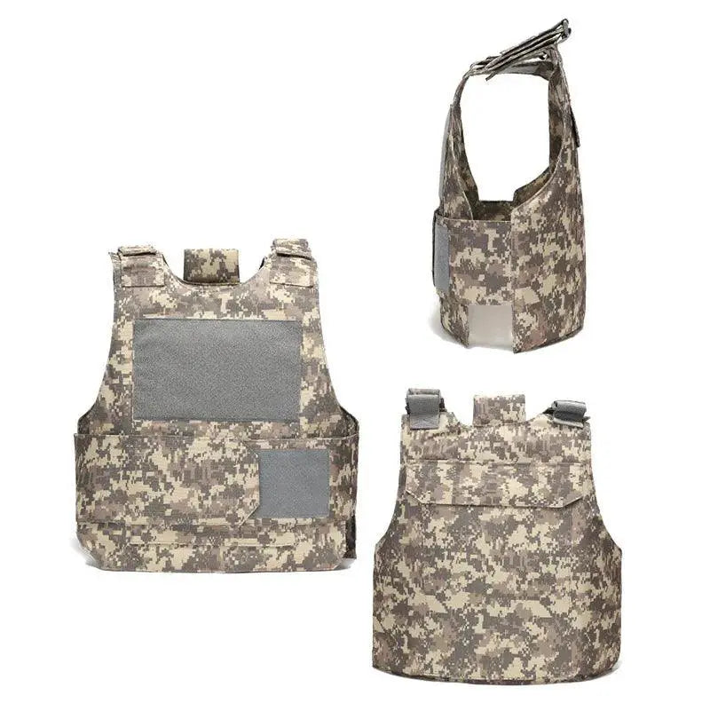 Tactical Army Plate Carrier Vest With Molle Pouches Upgrade