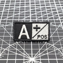 Tactical Blood Type Patch Custom Military Embroidery Gear