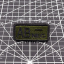 Tactical Blood Type Patch Custom Military Embroidery Gear