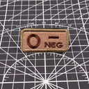 Tactical Blood Type Patch Custom Military Embroidery Gear