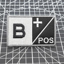 Tactical Blood Type Patch Custom Military Embroidery Gear