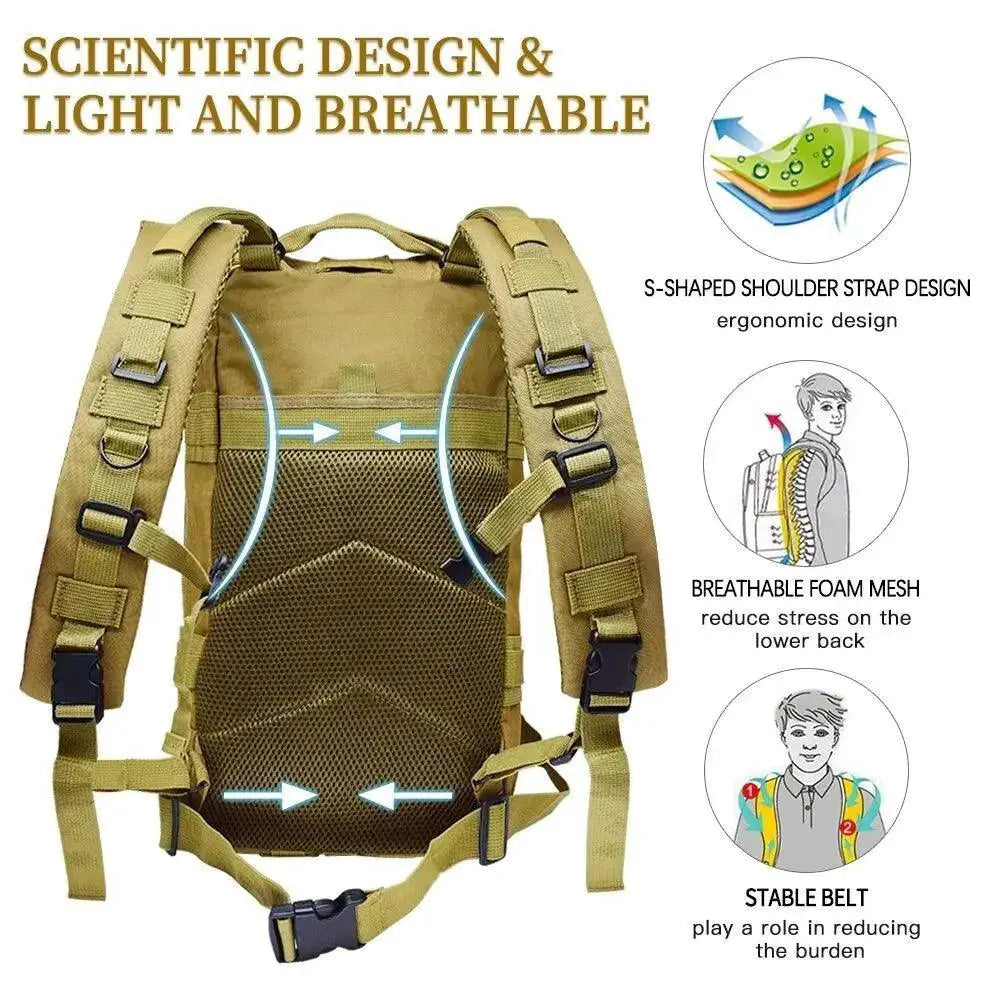 Tactical Camouflage Backpack for Outdoor Adventures
