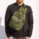 Tactical Chest Bag For Men Outdoor EDC Shoulder Sling Waterproof Hiking Pack Pro