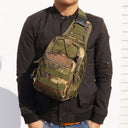 Tactical Chest Bag For Men Outdoor EDC Shoulder Sling Waterproof Hiking Pack Pro