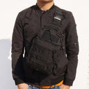 Tactical Chest Bag For Men Outdoor EDC Shoulder Sling Waterproof Hiking Pack Pro