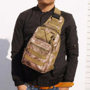 Tactical Chest Bag For Men Outdoor EDC Shoulder Sling Waterproof Hiking Pack Pro
