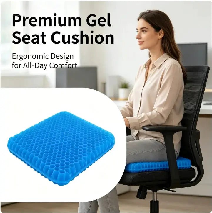 Tailbone Gel Cushion for Office Relief
