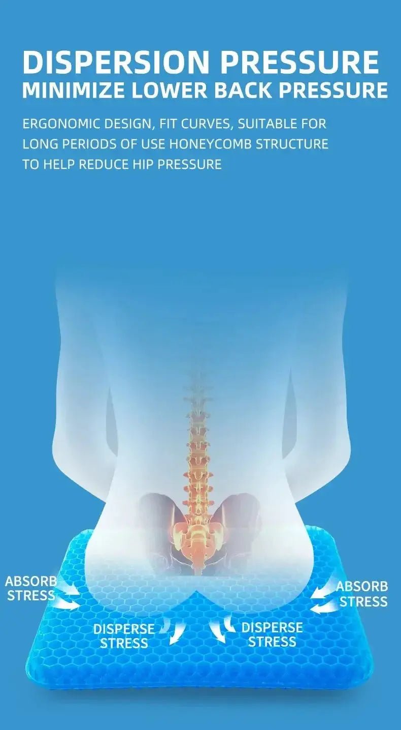 Tailbone Gel Cushion for Office Relief — product view 14