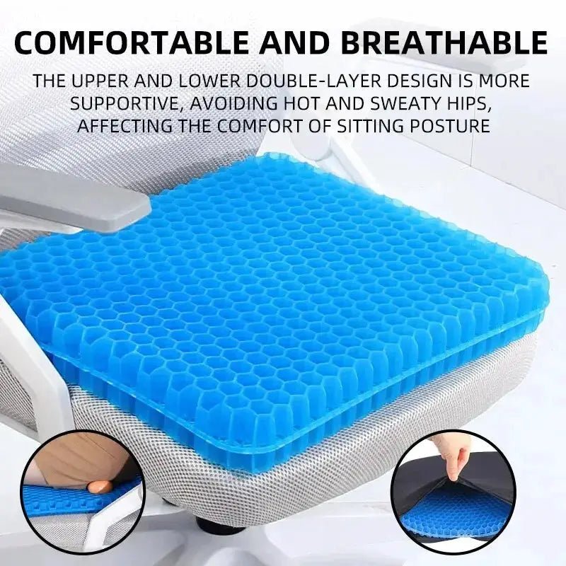 Tailbone Gel Cushion for Office Relief
