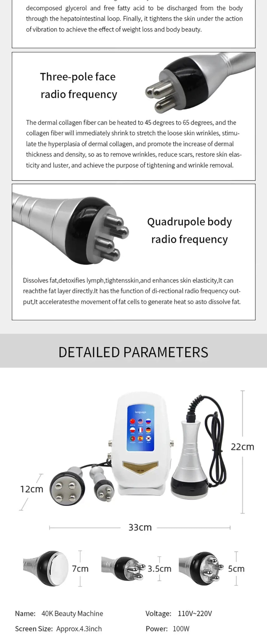Targeted Fat Reduction Slimming Machine — product view 13
