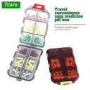 Tcare Portable Pill Organizer: Secure Compact Storage Solution