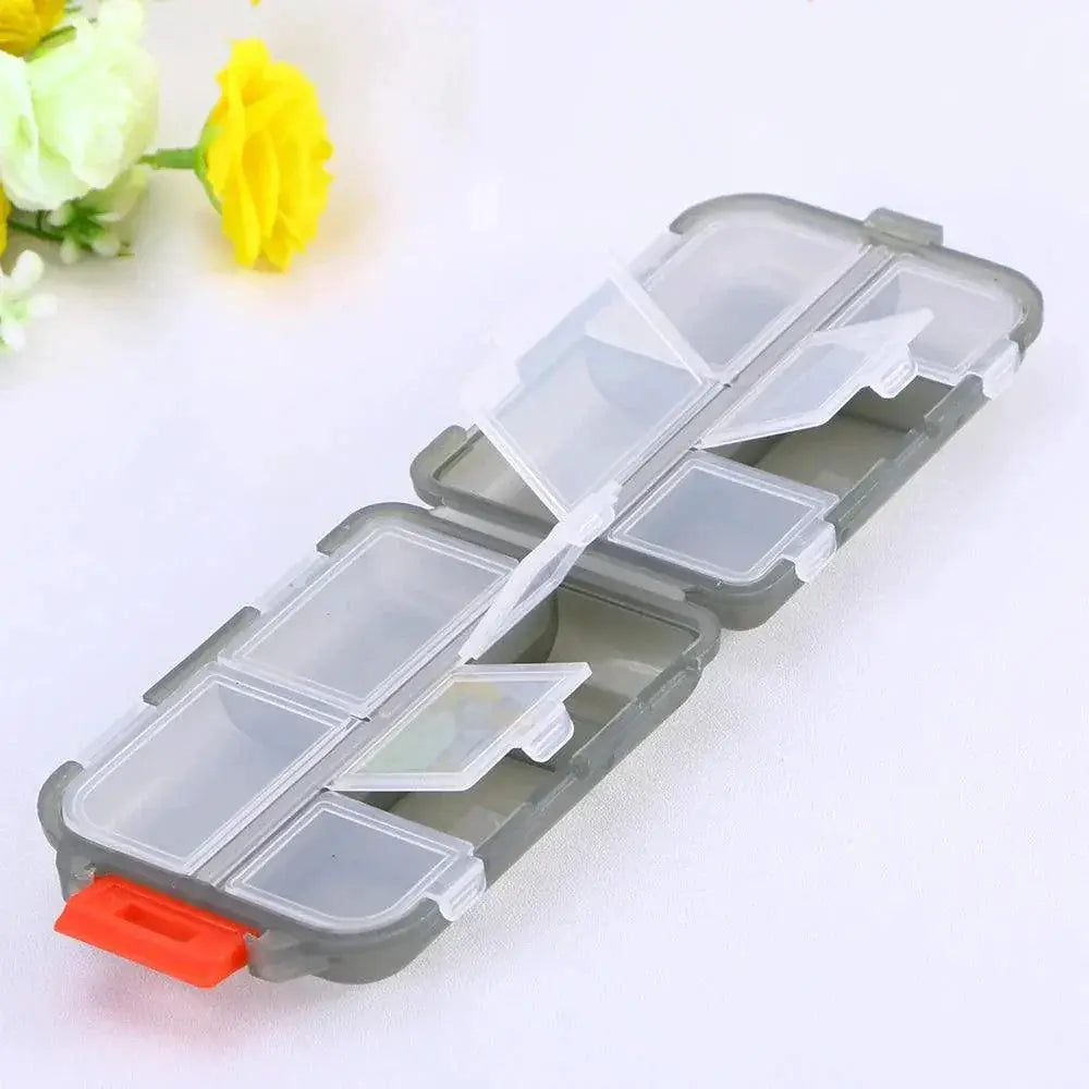 Tcare Portable Pill Organizer Secure Compact Storage