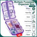 Industrial Pill Organizer Secure Travel