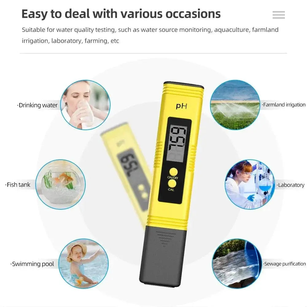 TDS and PH Meter Set for Aquariums Precision Water Test Pen