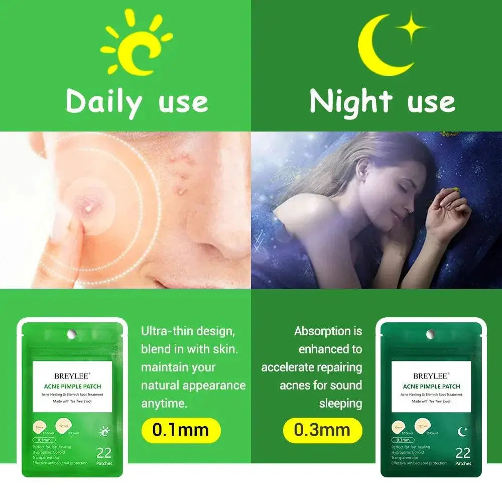 Tea Tree Acne Patch Stickers Clear Hydrophilic Formula
