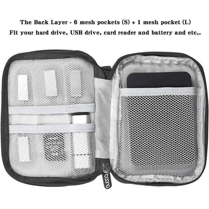 Tech Gear Organizer Stylish Portable Storage For Drives