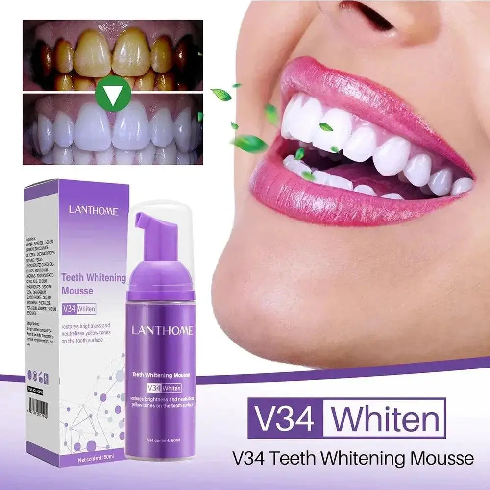 Teeth Whitening Mousse Deep Cleaning And Stain Repair