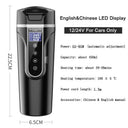 Temp Display Car Thermos for Travelers
