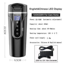 Temp Display Car Thermos for Travelers