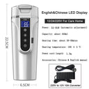 Temp Display Car Thermos for Travelers