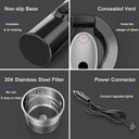 Temp Display Car Thermos for Travelers